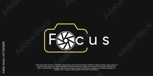 photography logo design with template