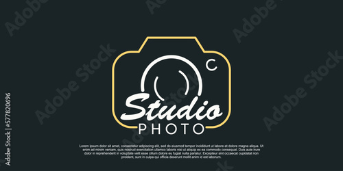 photography logo design with template