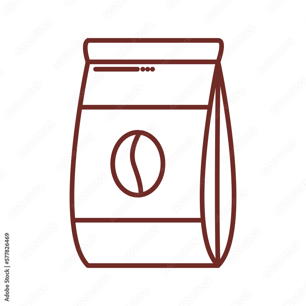 Ground coffee bag icon PNG image with transparent background Ground coffee bag icon PNG image with transparent background