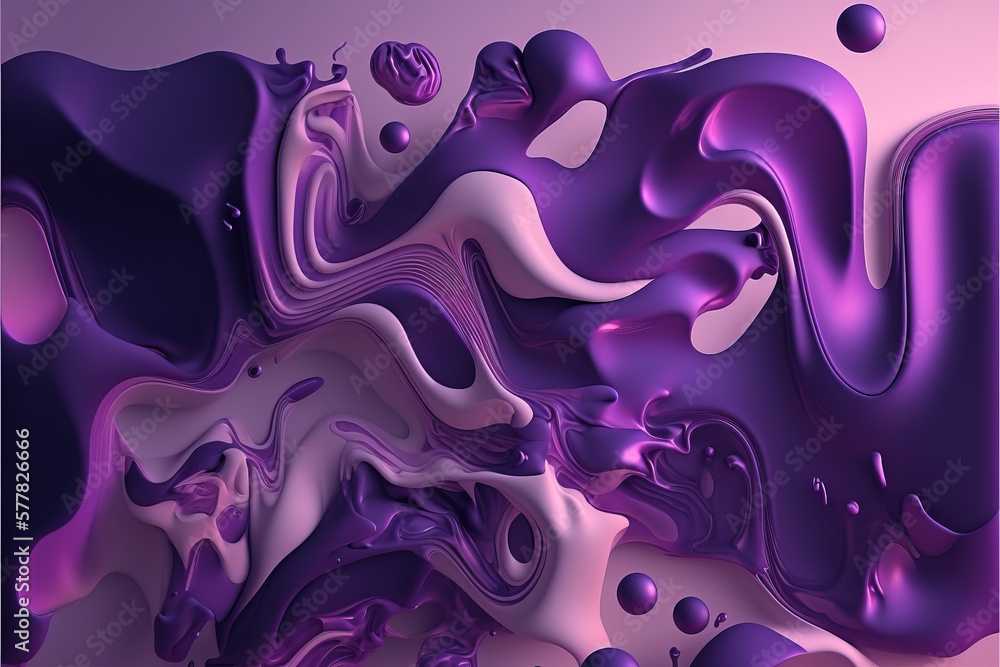 Vibrant neon purple liquid background. AI Generative Vibrant neon purple liquid background. AI Generative
