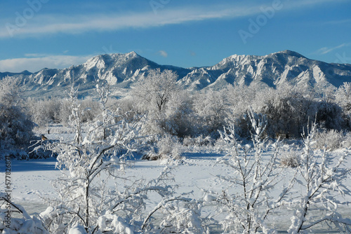winter mountain landscape