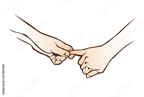 hands holding on to the fingers signifying friendship love
