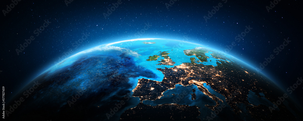 Obraz premium West Europe from space