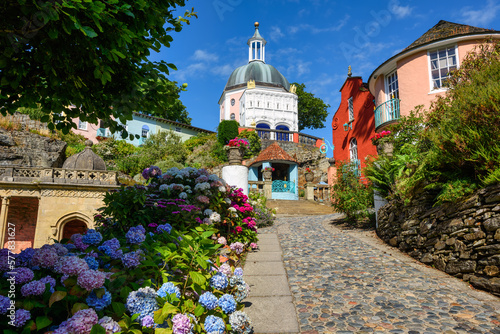 Portmeirion village, North Wales, United Kingdom photo