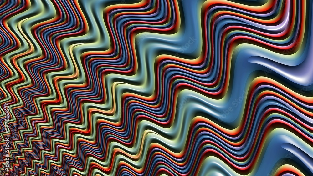 Fototapeta premium Fractal parttern color - Mandelbrot set detail, digital artwork for creative graphic design