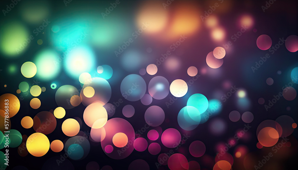 abstract bokeh and blur background generative AI abstract bokeh and blur background generative AI