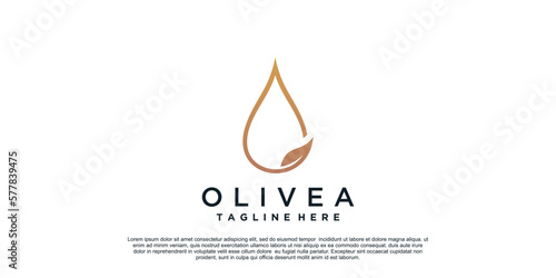 Olivea logo design with simple concept Premium Vector Part 1