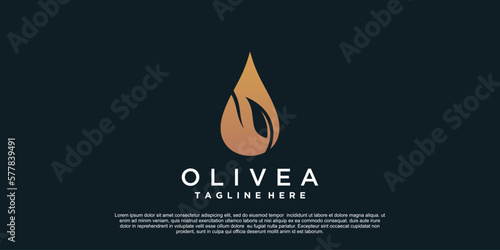 Olivea logo design with simple concept Premium Vector Part 2