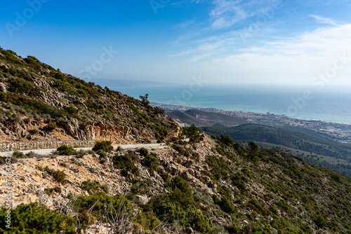 Wallpaper Mural Panoramic view from mount Calamorro, near Malaga in the Costa del Sol in Spain Torontodigital.ca