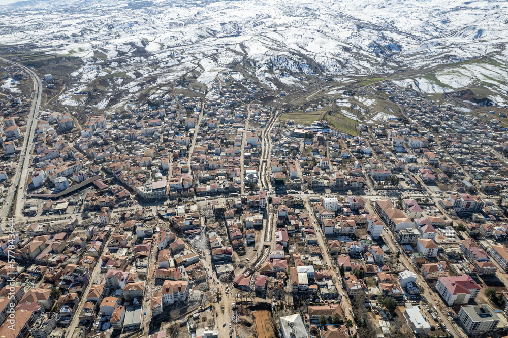 Antakya, Hatay, Turkey- February 7th, 2023: Earthquake destroyed firsth anatolian mosque Habibi Neccar. Turkey earthquake, kahramanmaras, gaziantep, adana, Hatay, adiyaman February 2023 Antakya, Hatay, Turkey- February 7th, 2023: Earthquake destroyed firsth anatolian mosque Habibi Neccar. Turkey earthquake, kahramanmaras, gaziantep, adana, Hatay, adiyaman February 2023