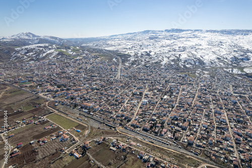 Antakya, Hatay, Turkey- February 7th, 2023: Earthquake destroyed firsth anatolian mosque Habibi Neccar. Turkey earthquake, kahramanmaras, gaziantep, adana, Hatay, adiyaman February 2023