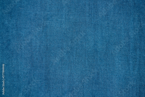 Canvas Print Indigo dyed fabric pattern background.