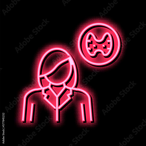 endocrinology medical specialist color icon vector illustration