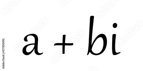 Parts of complex number in mathematics. imaginary part and real part. complex numbers standard form in mathematics.