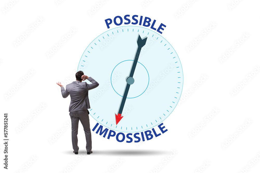 Concept of possible and impossible opportunities Concept of possible and impossible opportunities
