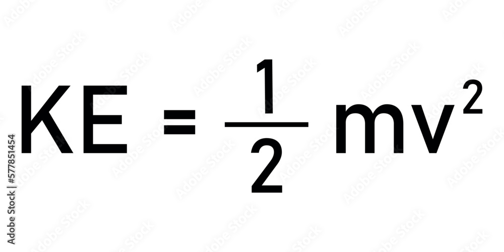 Kinetic energy formula in physics. Kinetic energy formula in physics.