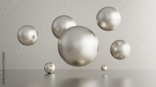 Modern three dimensional spheres background