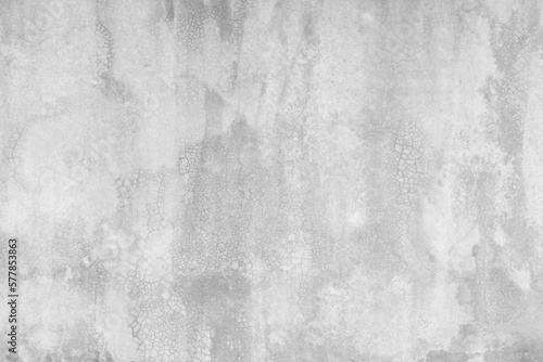 Fotobehang Old wall texture cement dirty gray with black  background abstract grey and silver color design are light with white background