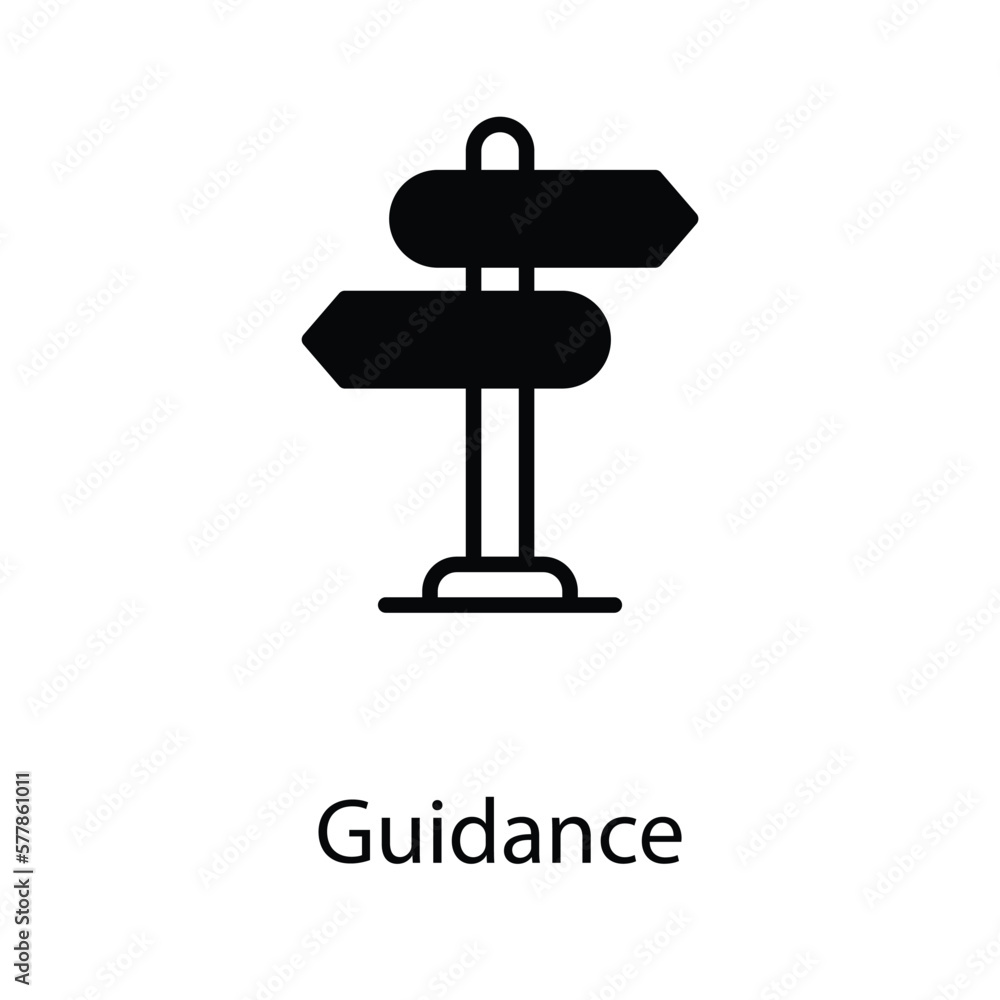 Guidance icon design stock illustration Guidance icon design stock illustration