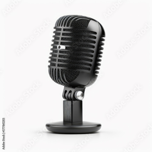 microphone isolated on white