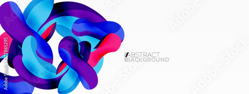 Creative geometric wallpaper. Splash shapes composition background. Techno business template for wallpaper, banner, background or landing