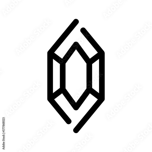 diamond icon or logo isolated sign symbol vector illustration - high quality black style vector icons
