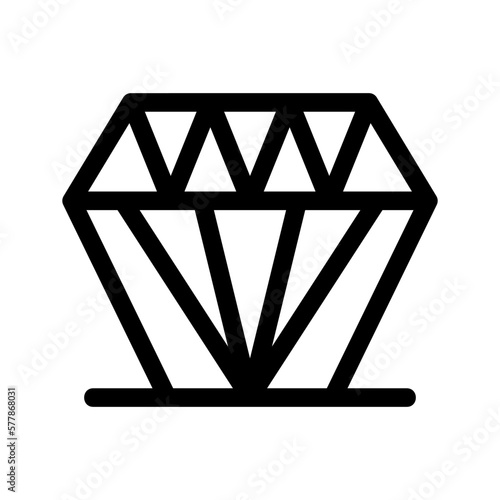 diamond icon or logo isolated sign symbol vector illustration - high quality black style vector icons
