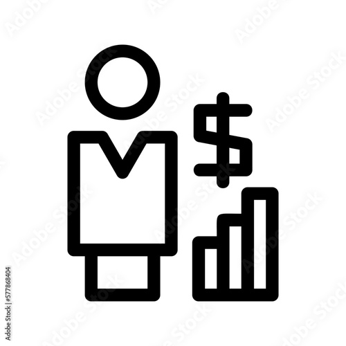 earnings icon or logo isolated sign symbol vector illustration - high quality black style vector icons
