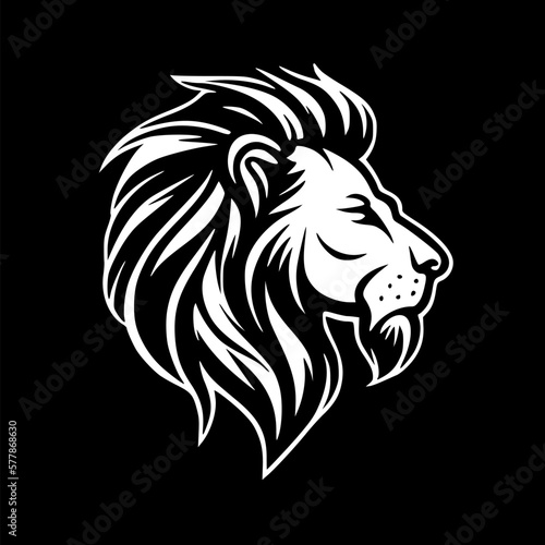 Lionhead Side - High Quality Vector Logo - Vector illustration ideal for T-shirt graphic