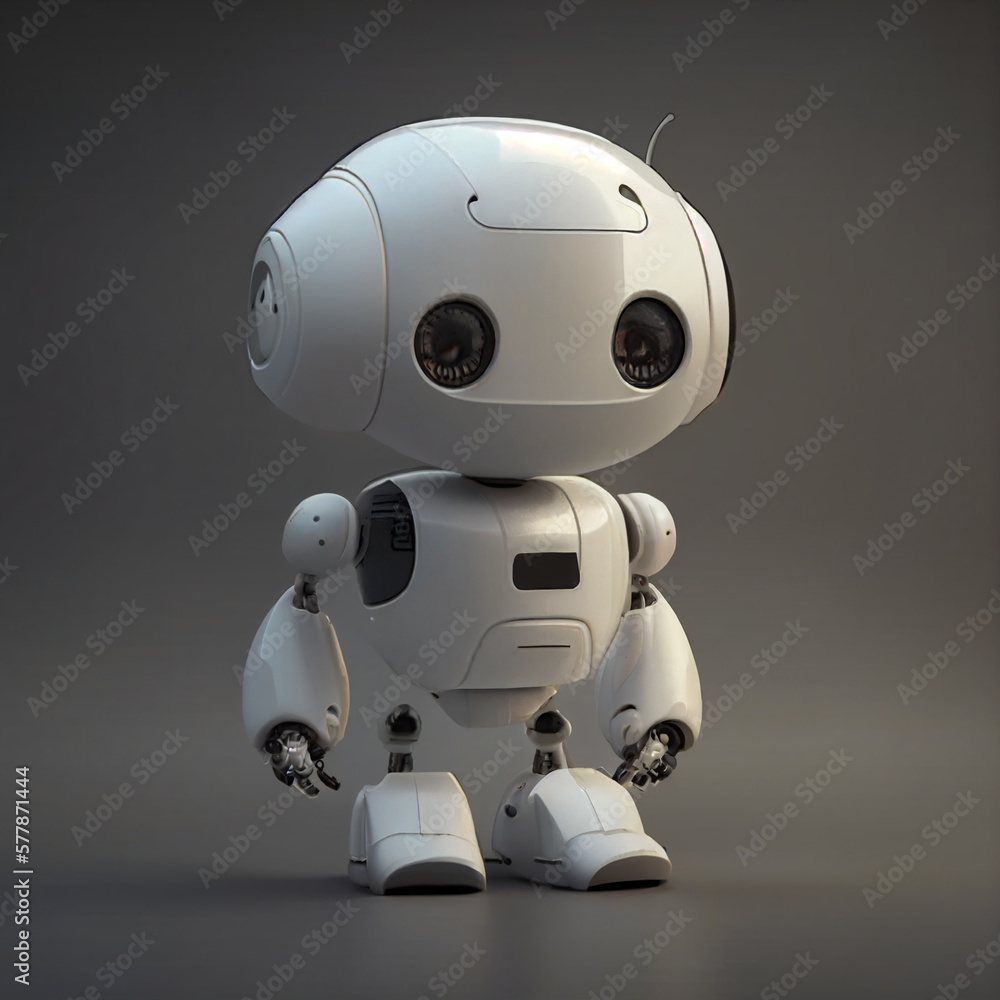 Android robot. Generative AI illustration Android robot. Generative AI illustration