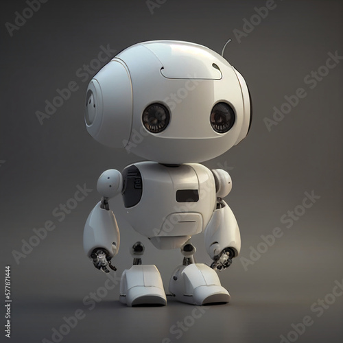 Android robot. Generative AI illustration  © Alina