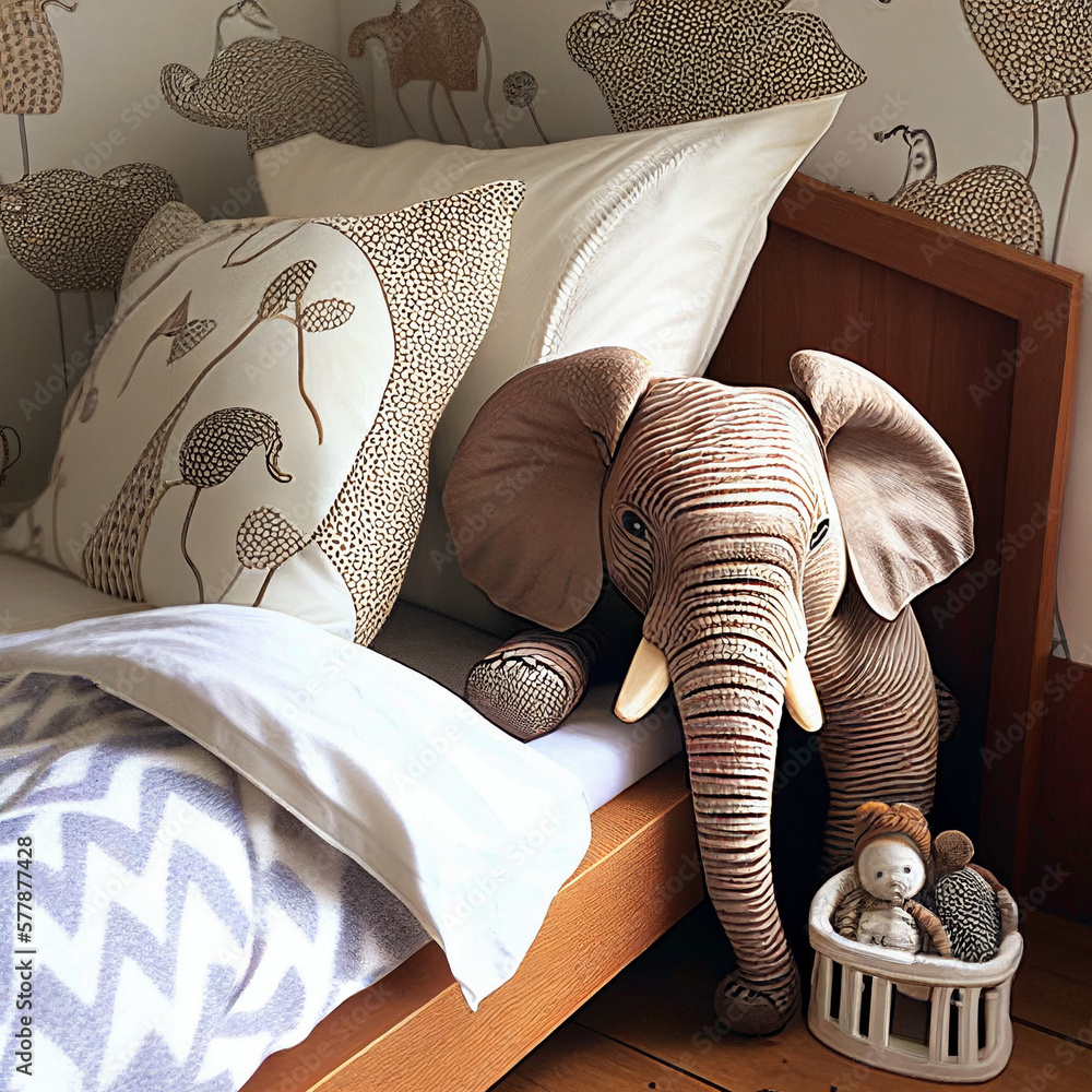 Cute elefante - obrazy, fototapety, plakaty 