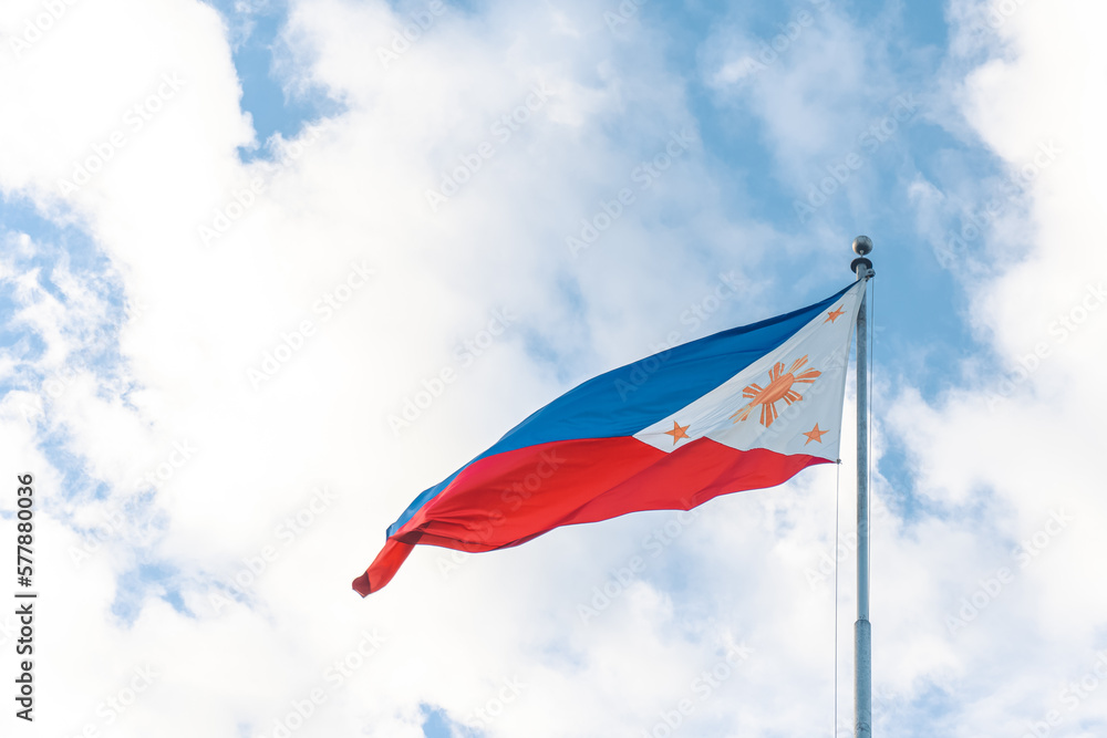 Waving Philippine Flag Stock Photo Adobe Stock