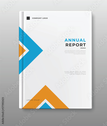 annual report template cover design