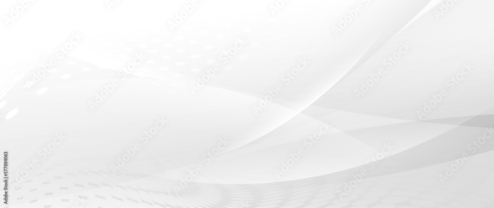 Abstract white dynamic wave and geometric background. Futuristic hi-technology concept. Vector illustration Abstract white dynamic wave and geometric background. Futuristic hi-technology concept. Vector illustration