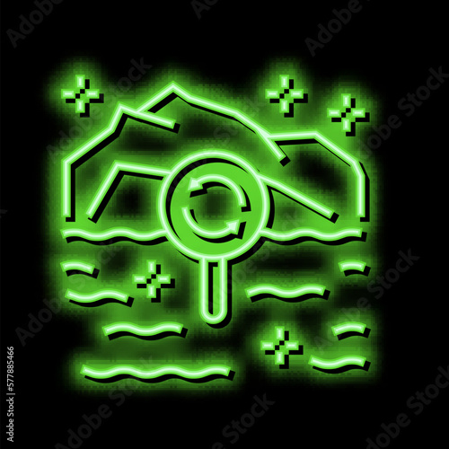 ecotope system neon glow icon illustration
