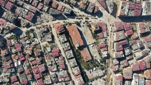 Wallpaper Mural Hatay, Iskenderun, Turkey- February 7th, 2023: Turkey earthquake, kahramanmaras, gaziantep, adana, Hatay, adiyaman February 2023, earthquake scene Torontodigital.ca