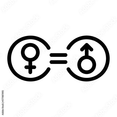equality line icon