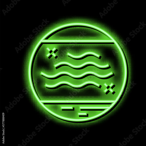 dry skin neon glow icon illustration