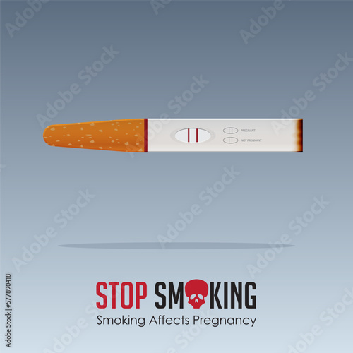 May 31st World No Tobacco Day. No Smoking Day awareness poster. Stop smoke campaign. 