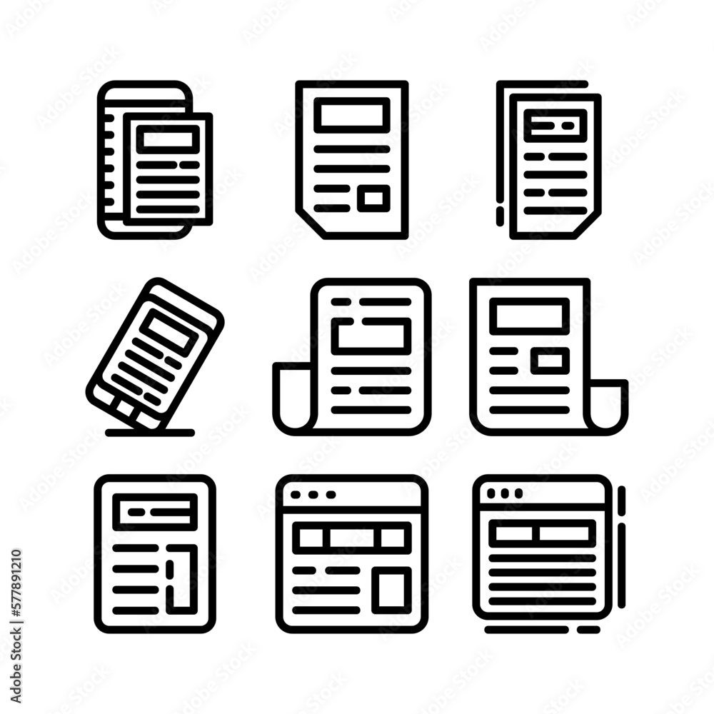 article icon or logo isolated sign symbol vector illustration - high-quality black style vector icons
article icon or logo isolated sign symbol vector illustration - high-quality black style vector icons