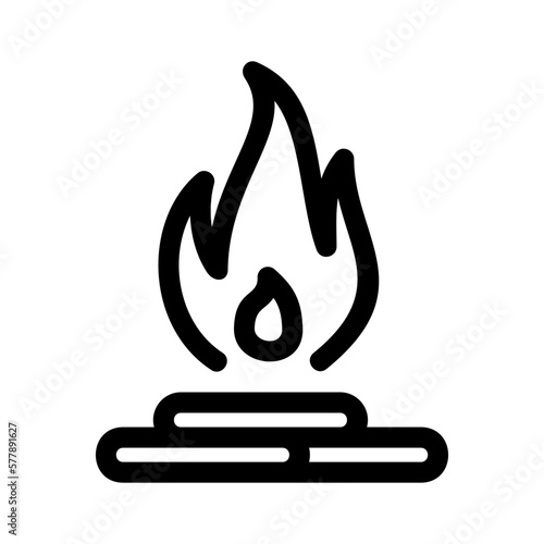burn icon or logo isolated sign symbol vector illustration - high-quality black style vector icons
