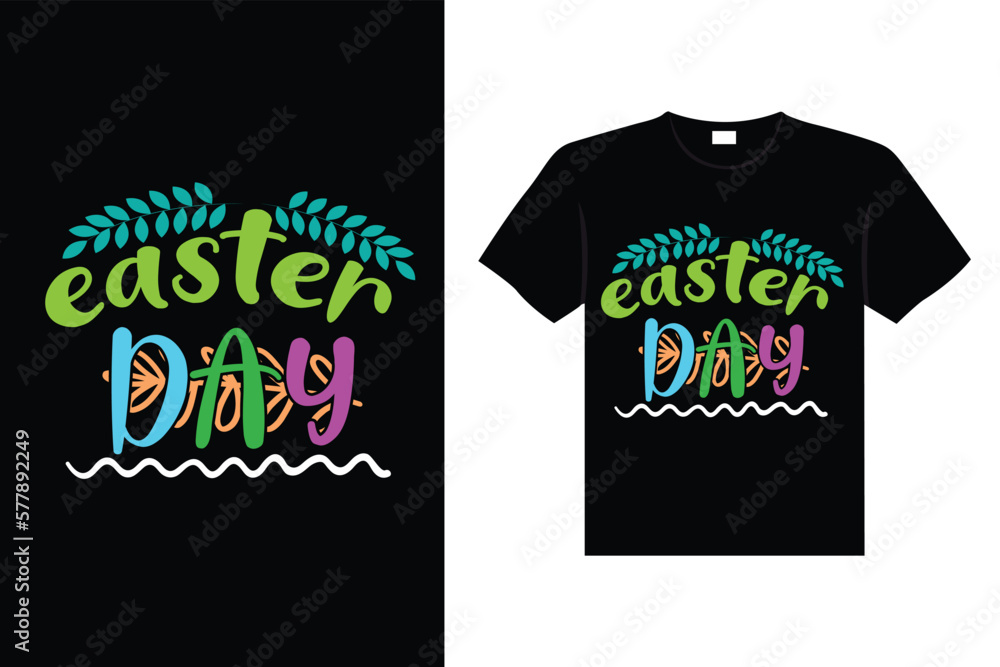 Easter day typography egg lettering t-shirt design holiday greeting cute bunny vector art Easter day typography egg lettering t-shirt design holiday greeting cute bunny vector art