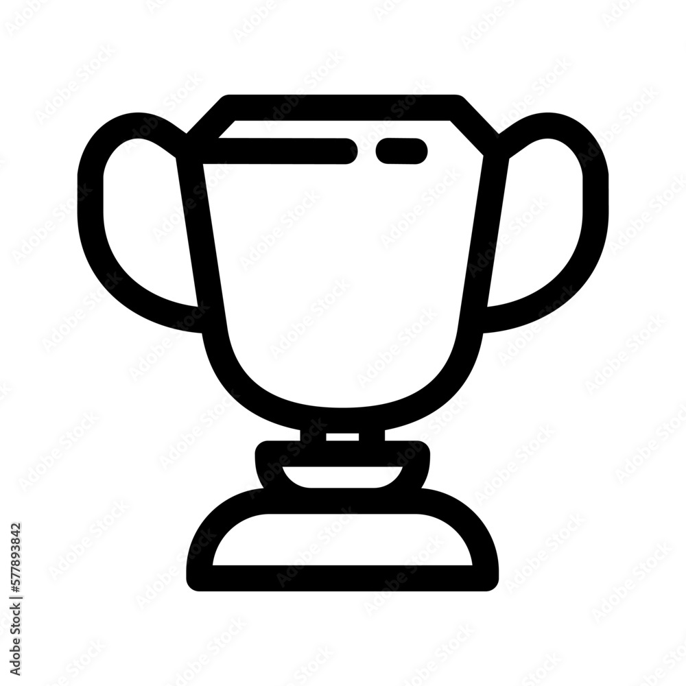 Obraz premium trophy icon or logo isolated sign symbol vector illustration - high-quality black style vector icons 