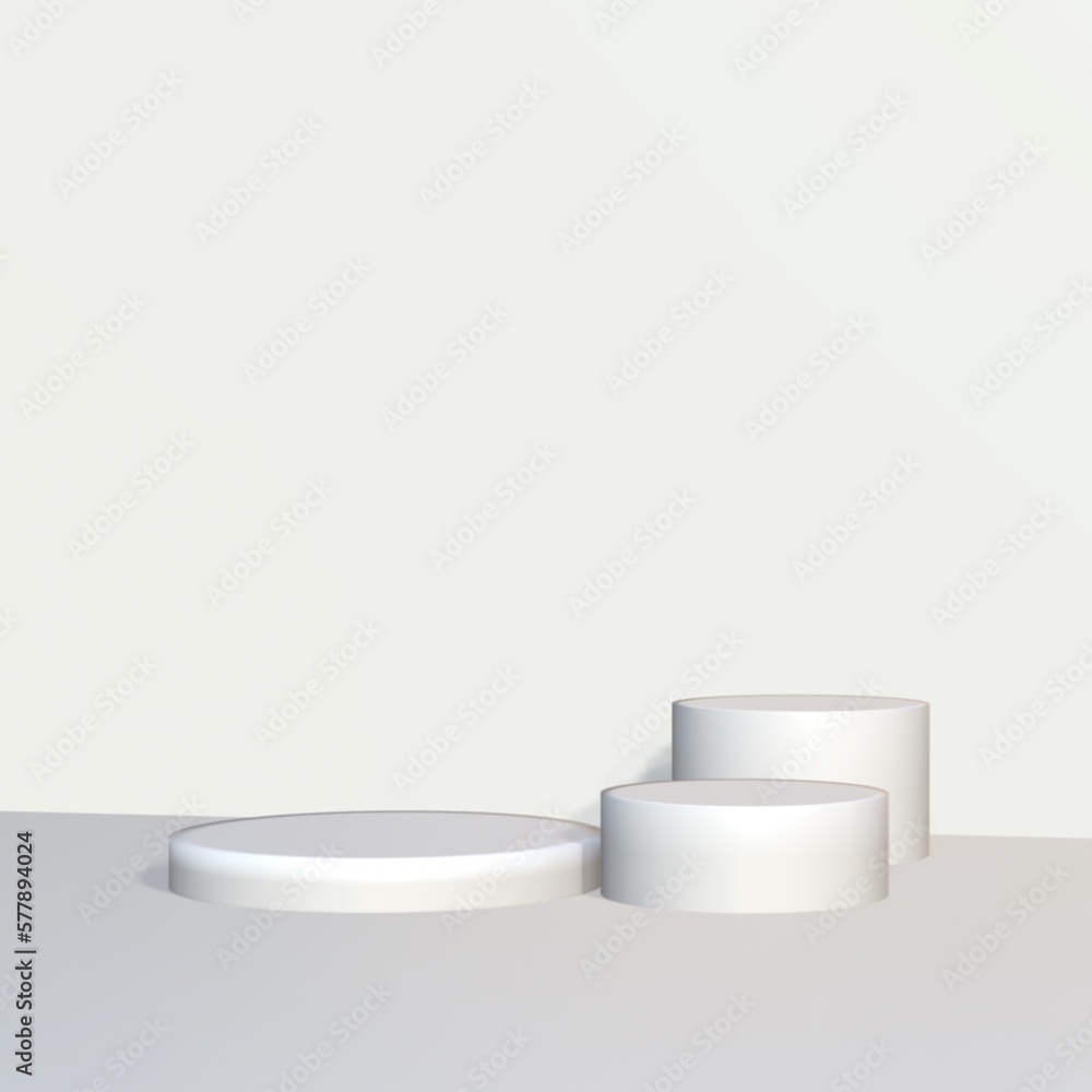white podium white podium