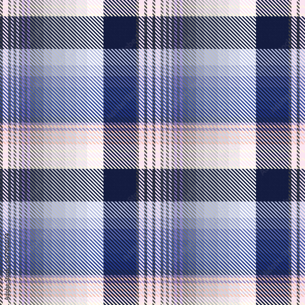 Blue Ombre Plaid textured Seamless Pattern Blue Ombre Plaid textured Seamless Pattern