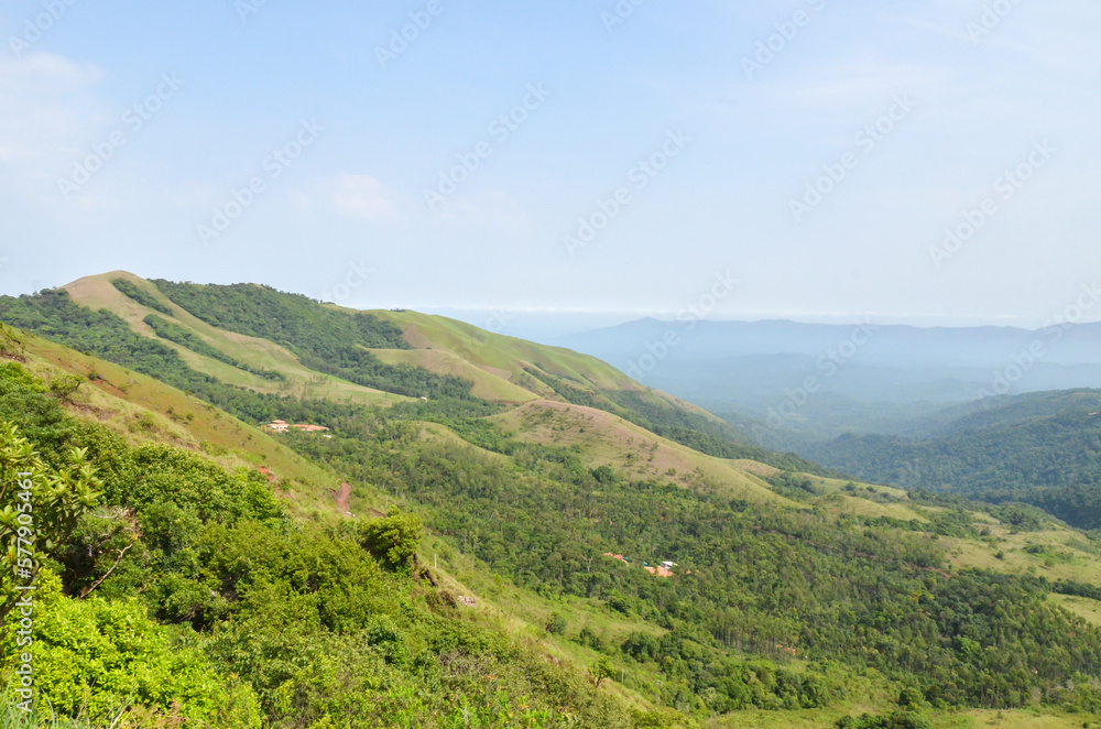 Kuduremukh mountain range, India