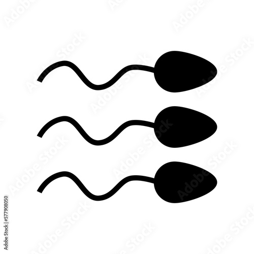 sperma icon or logo isolated sign symbol vector illustration - high quality black style vector icons
