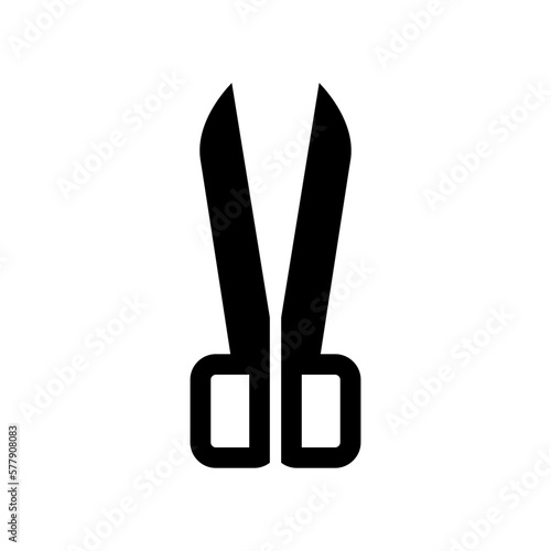 surgery scissors icon or logo isolated sign symbol vector illustration - high quality black style vector icons 