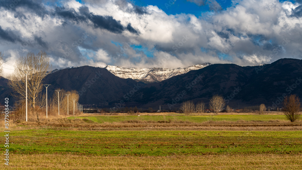 Fototapeta premium landscape in the mountains